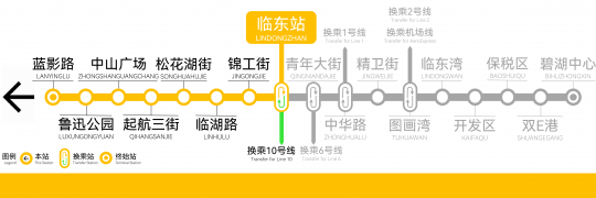结构名称：临东站开往蓝影路线路图
