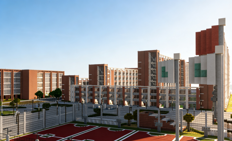 文件:临东大学-建筑与篮球场.png